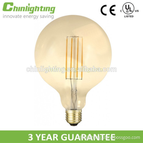 5W Dimmable Lighting Led Bulbs G95 Globe Led Filament For Decoration
